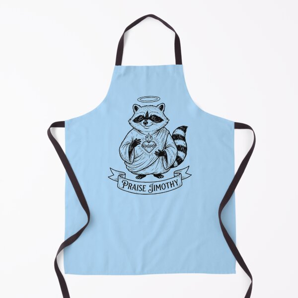 Item preview, Praise Jimothy Raccoon Angel designed and sold by ThreadRiotTees.