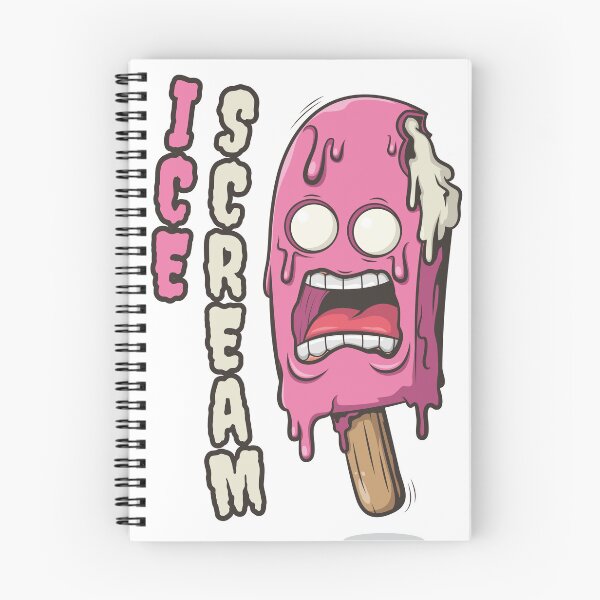 Item preview, Screaming Pink Ice Cream Popsicle Character designed and sold by ndesigne.
