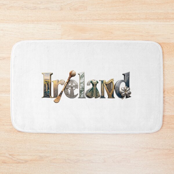 Item preview, Ireland Heritage Typography – Irish Culture & Celtic Symbols Design designed and sold by VladisWorld.