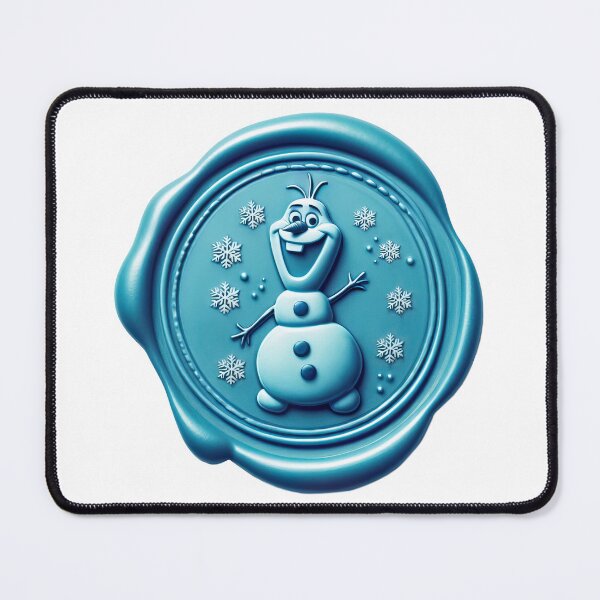Item preview, Blue Warm Hugs Snowman Wax Seal designed and sold by pixiedustpaint.