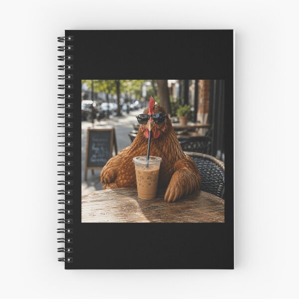 Item preview, Cool Chicken Drinking Iced Coffee | Funny Hen with Sunglasses | Chicken Lover Summer Design designed and sold by 76Valeria.