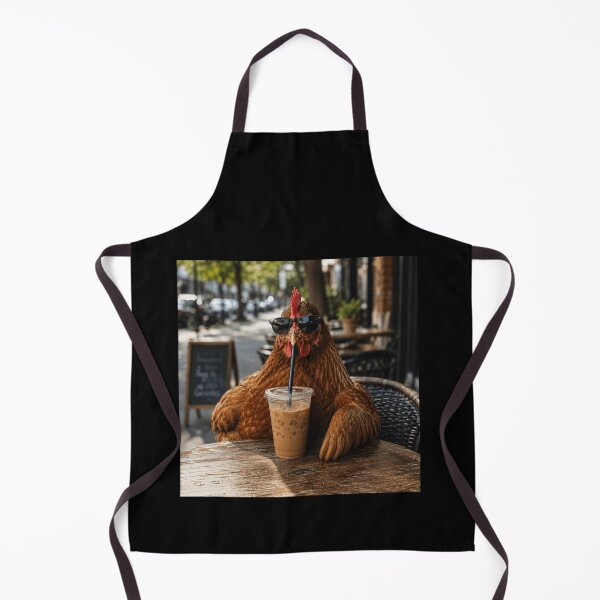 Item preview, Cool Chicken Drinking Iced Coffee | Funny Hen with Sunglasses | Chicken Lover Summer Design designed and sold by 76Valeria.