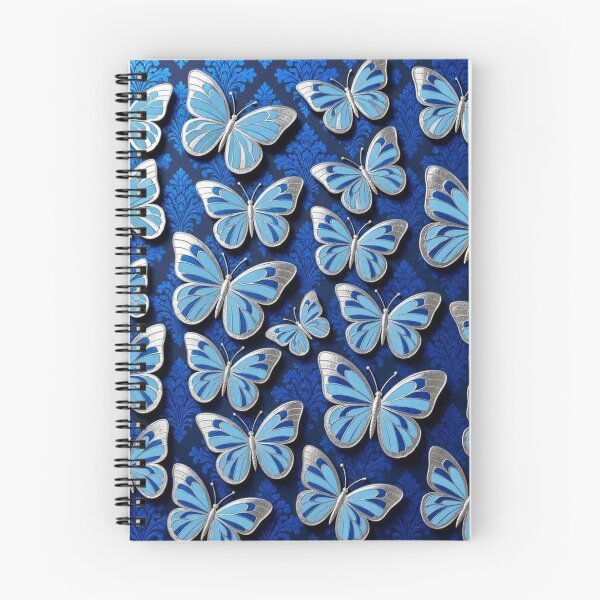 Item preview, Blue Butterflies & Damask designed and sold by DesignsByPrnces.