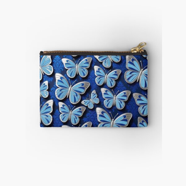 Item preview, Blue Butterflies & Damask designed and sold by DesignsByPrnces.