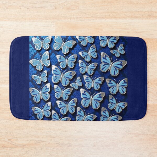 Item preview, Blue Butterflies & Damask designed and sold by DesignsByPrnces.