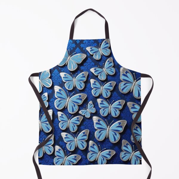 Item preview, Blue Butterflies & Damask designed and sold by DesignsByPrnces.