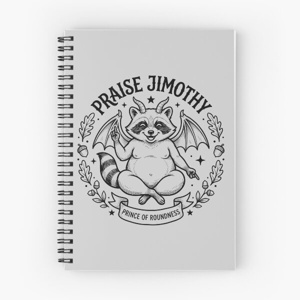 Item preview, Praise Jimothy Raccoon Baphomet With Wings And Horns designed and sold by ThreadRiotTees.
