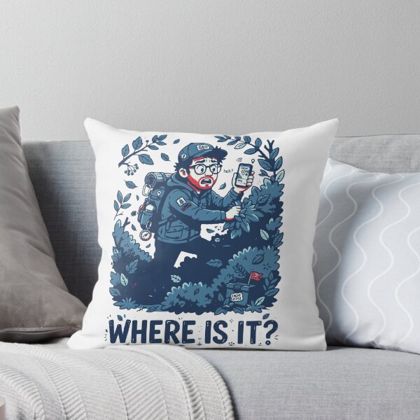 Item preview, Where Is It? - FunnyTshirt for Geocacher Searching For Cache designed and sold by Neurospicy Trolls.