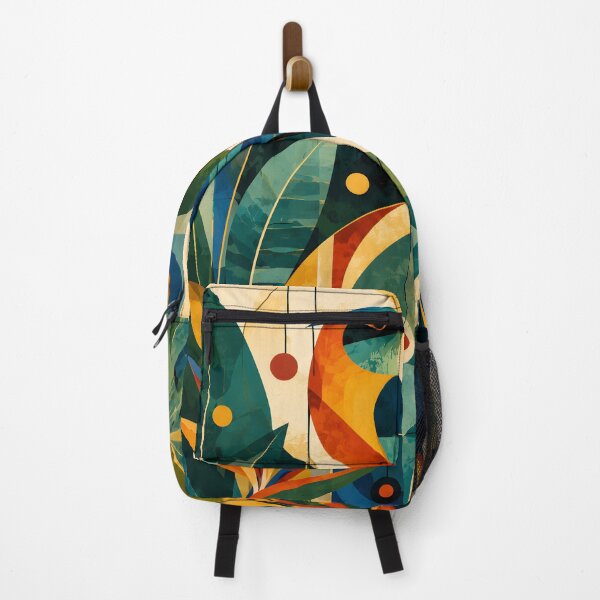Item preview, Colorful Bee-Eater Bird – Mid Century Geometric Tropical Art designed and sold by GutyzDesignsES.