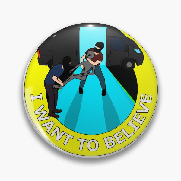 Item preview, Humorous take on "I want to believe" alien abduction drawings designed and sold by Veebee-S.