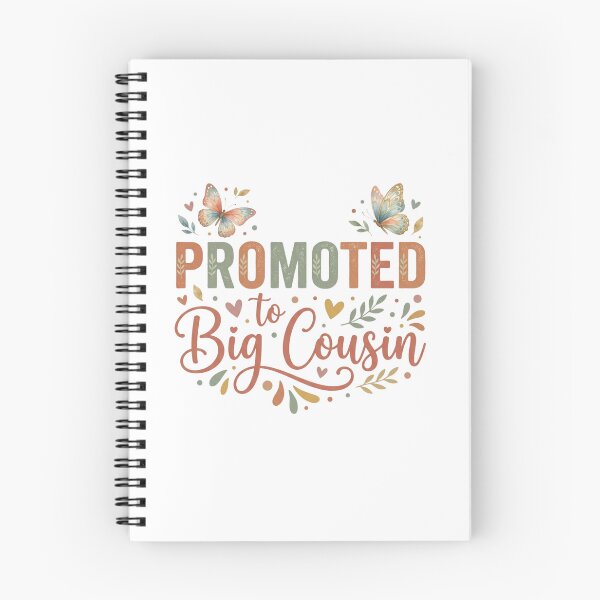 Item preview, Promoted to Big Cousin Boho Butterfly Pregnancy Announcement Gift designed and sold by raedattia.