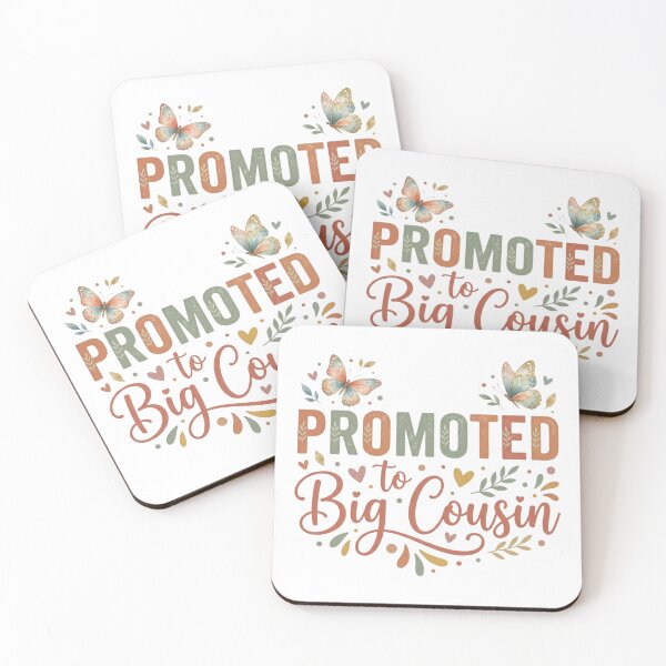 Item preview, Promoted to Big Cousin Boho Butterfly Pregnancy Announcement Gift designed and sold by raedattia.