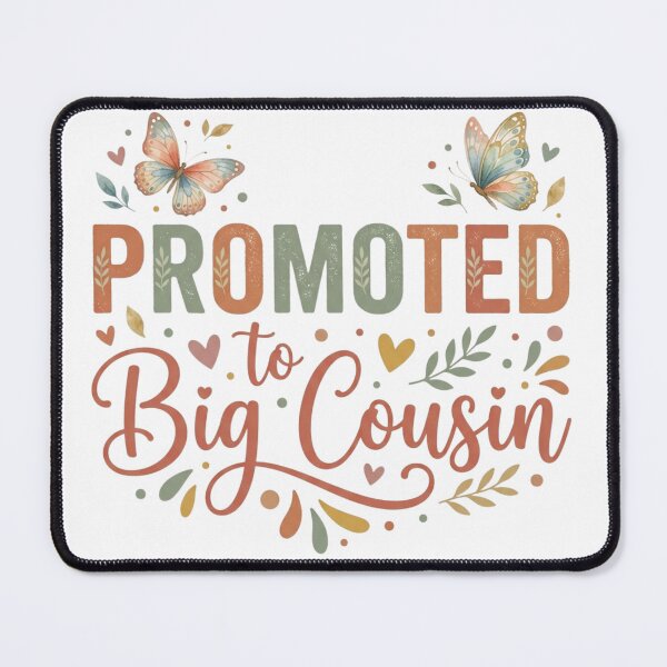 Item preview, Promoted to Big Cousin Boho Butterfly Pregnancy Announcement Gift designed and sold by raedattia.