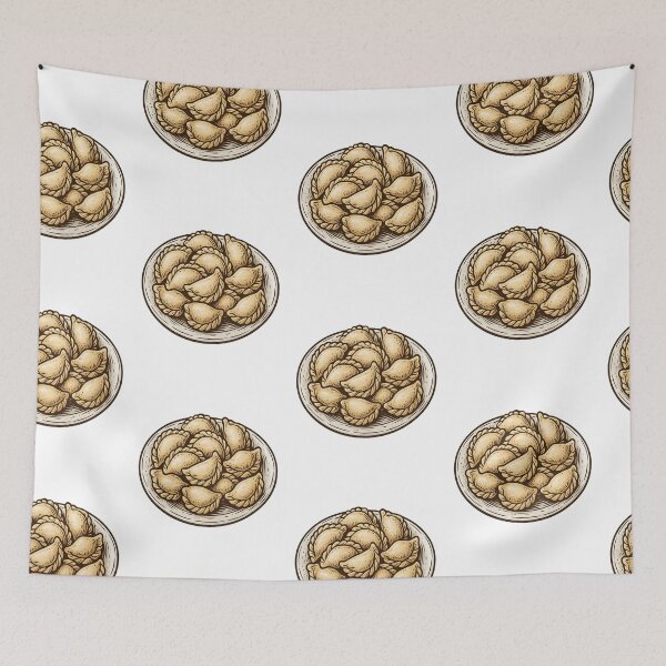 Item preview, Plate of Pierogi – Traditional Polish Dumplings Design designed and sold by JOANNASKAH.