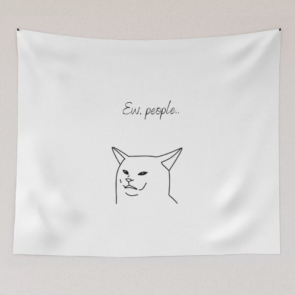 Item preview, Ew People Funny Cat Introvert designed and sold by Broken143.