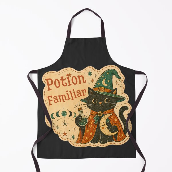 Item preview, Witchy potion cat design designed and sold by weedleaf420.