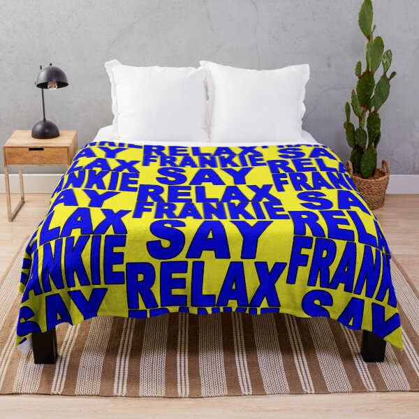 Item preview, Frankie Say Relax Blue designed and sold by Normbot2000.