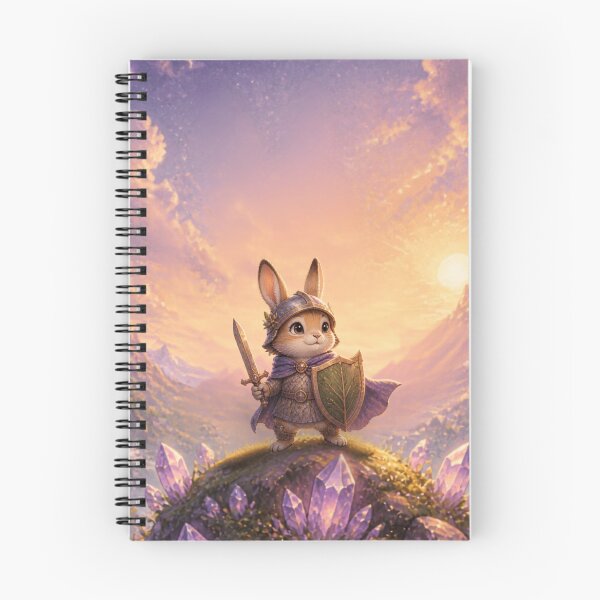 Item preview, Cute Bunny Knight Costume Fantasy Art – Magical Forest Rabbit Warrior in Nature designed and sold by DervoTeck2767.