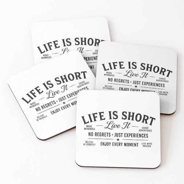 Item preview, Life Is Short Live It Vintage designed and sold by BrunoLinuxArt.