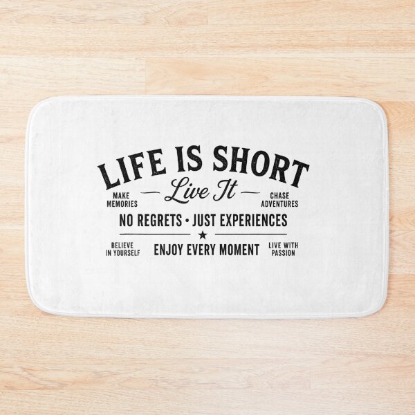 Item preview, Life Is Short Live It Vintage designed and sold by BrunoLinuxArt.