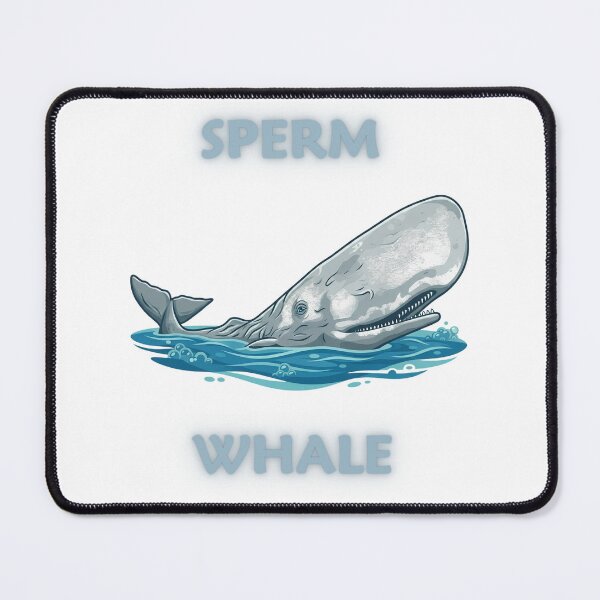 Item preview, Stylized Sperm Whale Marine Life Illustration designed and sold by Nadir071010.