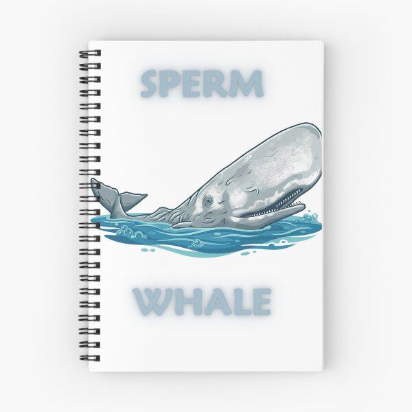 Item preview, Stylized Sperm Whale Marine Life Illustration designed and sold by Nadir071010.