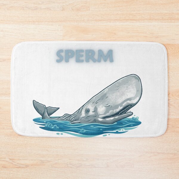 Item preview, Stylized Sperm Whale Marine Life Illustration designed and sold by Nadir071010.