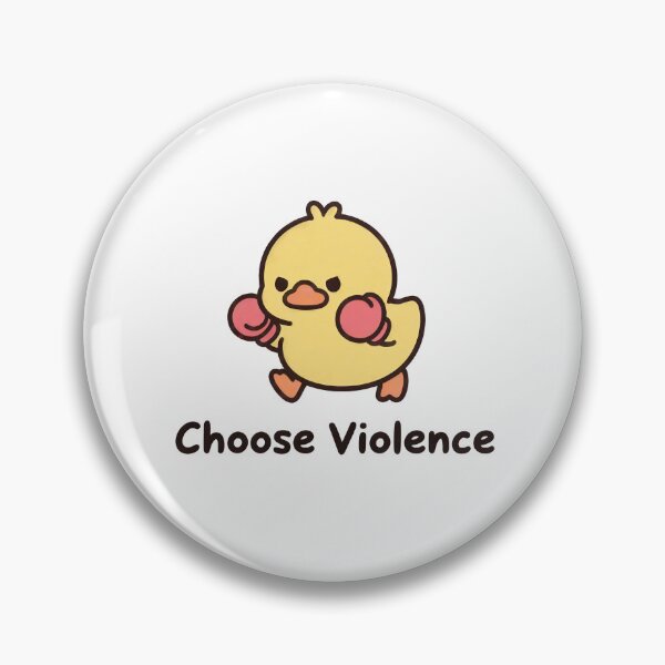 Item preview, Cute Angry Duck Boxing Gloves Funny Sticker designed and sold by HatemArtsSimple.