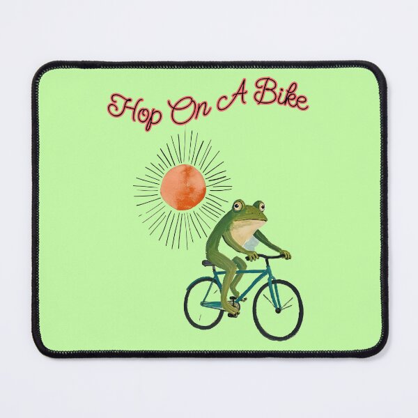 Item preview, A Frog on A bicycle. designed and sold by ShindigiddyDog.