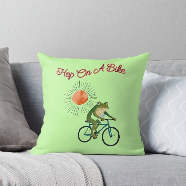Item preview, A Frog on A bicycle.  designed and sold by ShindigiddyDog.