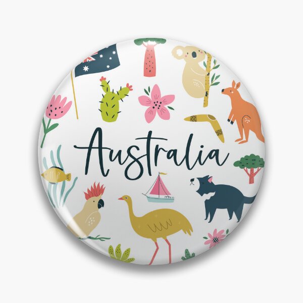 Item preview, Cute Australia Landmarks Animals Art designed and sold by RiderSpoon.