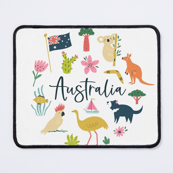 Item preview, Cute Australia Landmarks Animals Art designed and sold by RiderSpoon.