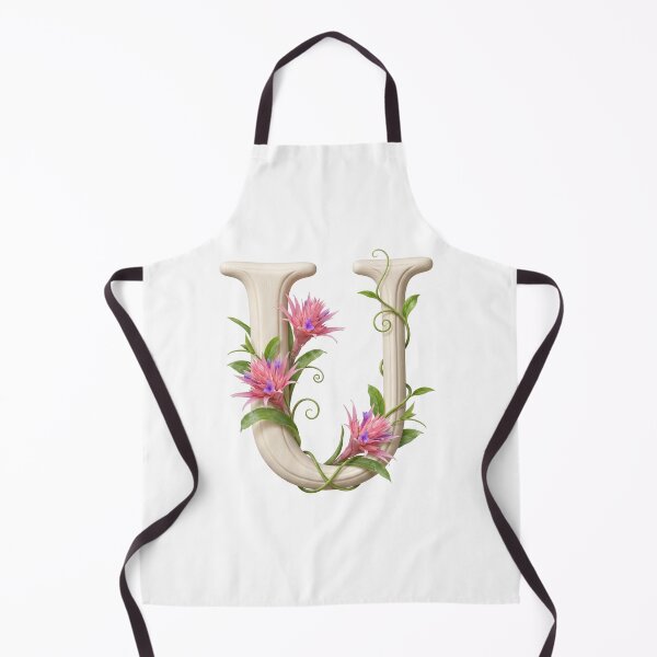 Item preview, Botanical Floral Letter U Monogram designed and sold by Helenaphotoart.