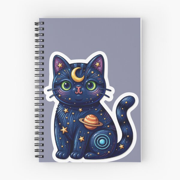 Item preview, Space black cat design designed and sold by weedleaf420.