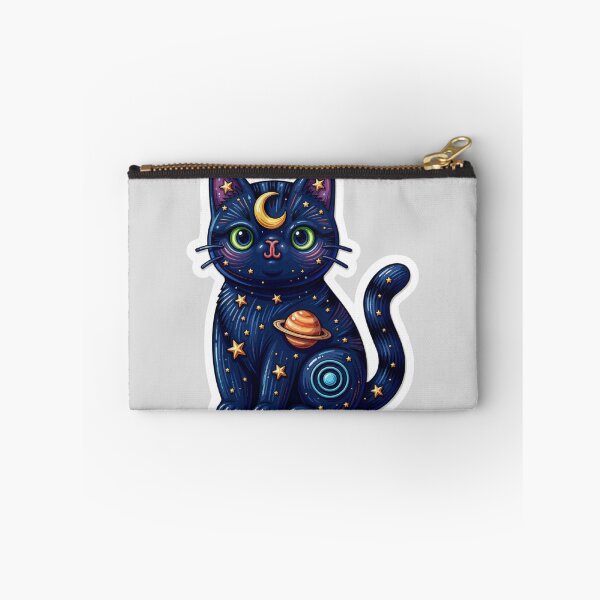 Item preview, Space black cat design designed and sold by weedleaf420.