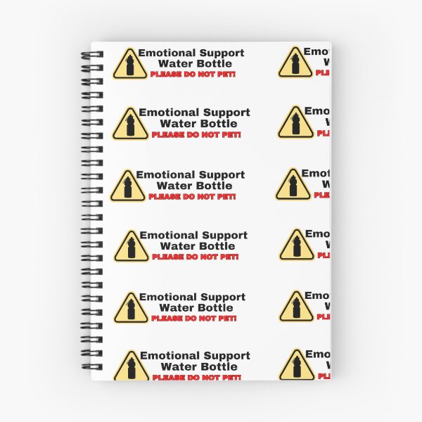 Item preview, Emotional Support [12 Sticker Pack] Water Bottle designed and sold by SeaNympth.
