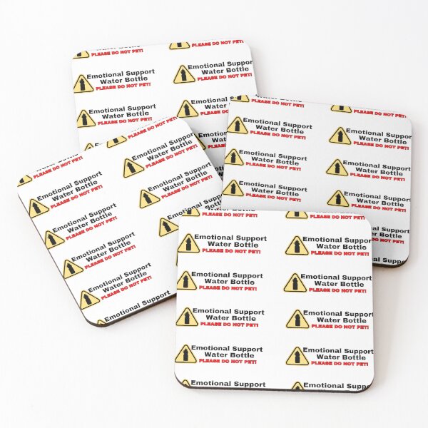 Item preview, Emotional Support [12 Sticker Pack] Water Bottle designed and sold by SeaNympth.
