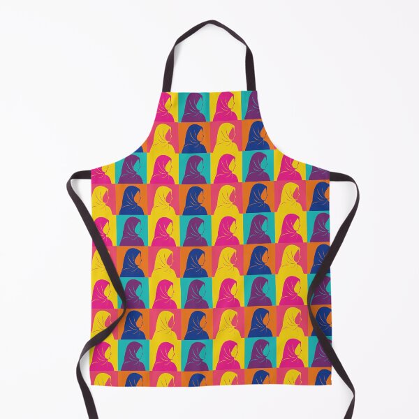 Item preview, Pop Art Hijab Portrait 2 – Warhol Style Colorful Design designed and sold by JOANNASKAH.