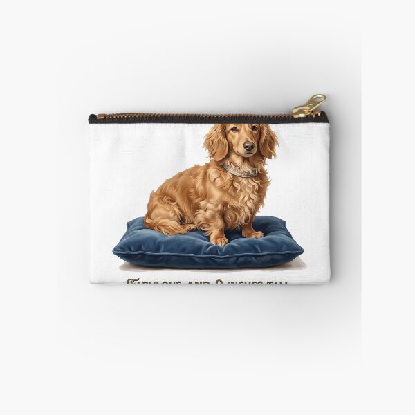 Item preview, Fabulous and Four Inches Tall Elegant Long Haired Dachshund designed and sold by jgoteiner.