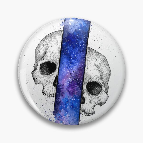 Item preview, Cosmic Skull Watercolor Art designed and sold by ba-gonz.