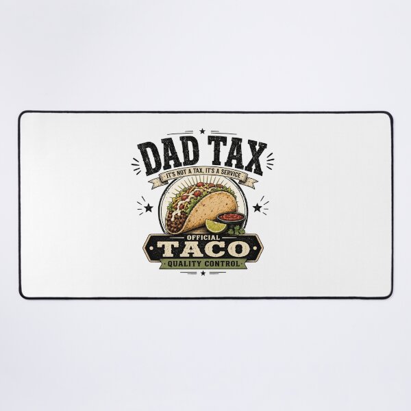 Item preview, Dad Tax Taco Shirt | Official Taco Quality Control | Funny Taco Lover Dad Graphic Tee | Vintage Father's Day Gift designed and sold by Verycutethings.