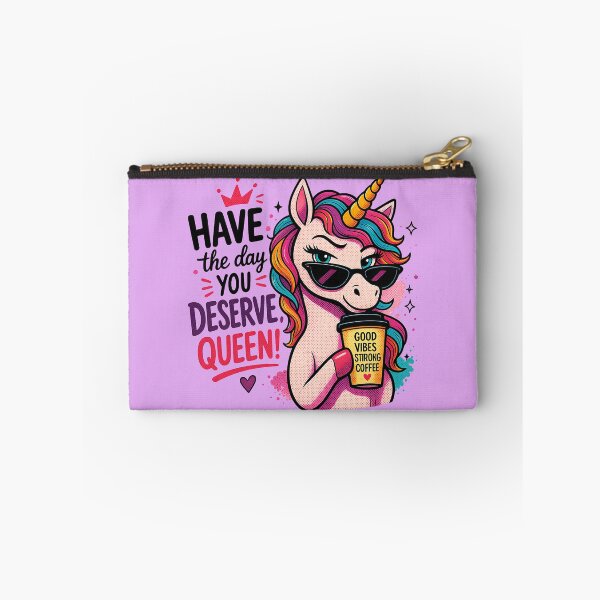 Item preview, Good Vibes Unicorn - Have The Day You Deserve, Queen! designed and sold by legendaryskins.