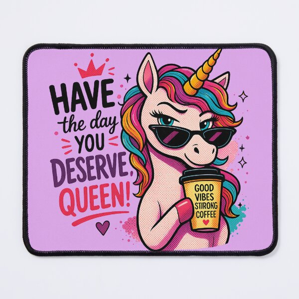 Item preview, Good Vibes Unicorn - Have The Day You Deserve, Queen! designed and sold by legendaryskins.