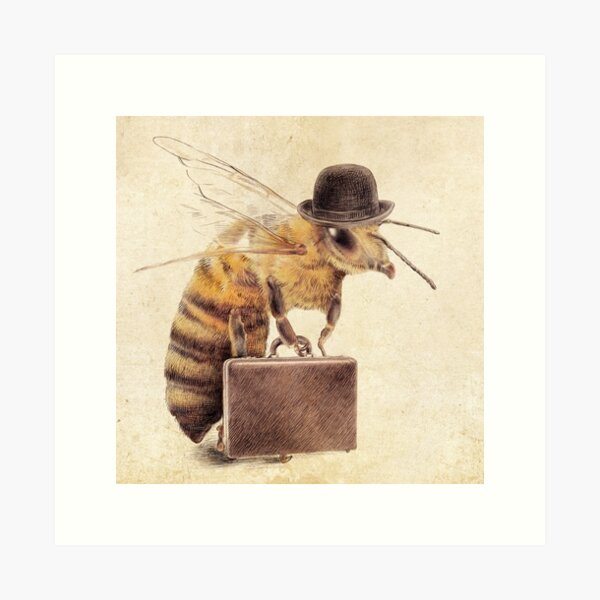 Worker Bee Art Print