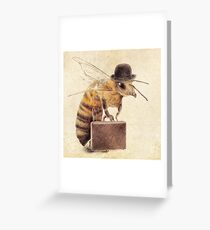 Worker Bee Greeting Card