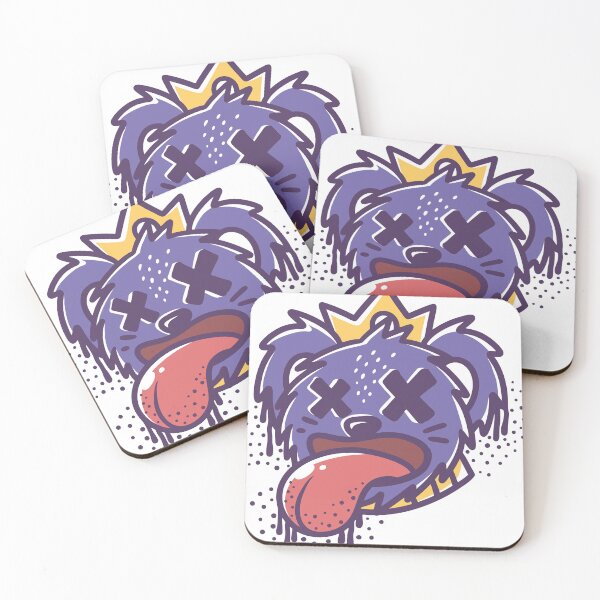 Item preview, Dripping Purple Monster King With X Eyes designed and sold by ndesigne.