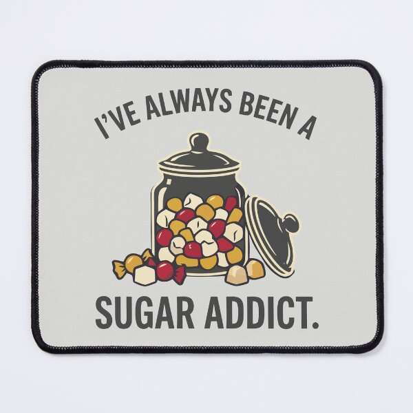 Item preview, Vintage Sugar Addict Candy Jar Sweet Tooth Retro Food Humour designed and sold by Amir Faysal.
