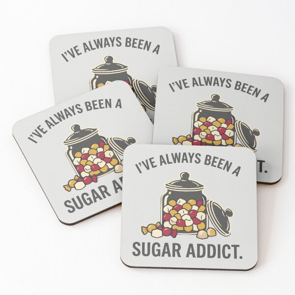 Item preview, Vintage Sugar Addict Candy Jar Sweet Tooth Retro Food Humour designed and sold by Amir Faysal.