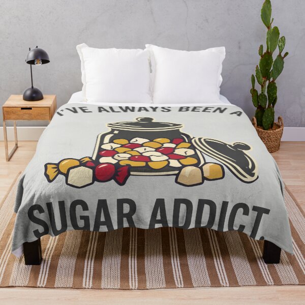 Item preview, Vintage Sugar Addict Candy Jar Sweet Tooth Retro Food Humour designed and sold by Amir Faysal.