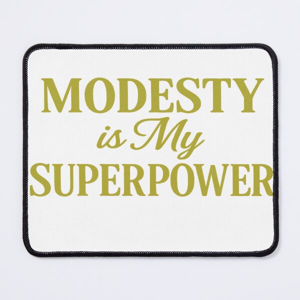 Item preview, “Modesty is My Superpower” golden typography design ✨. designed and sold by JOANNASKAH.